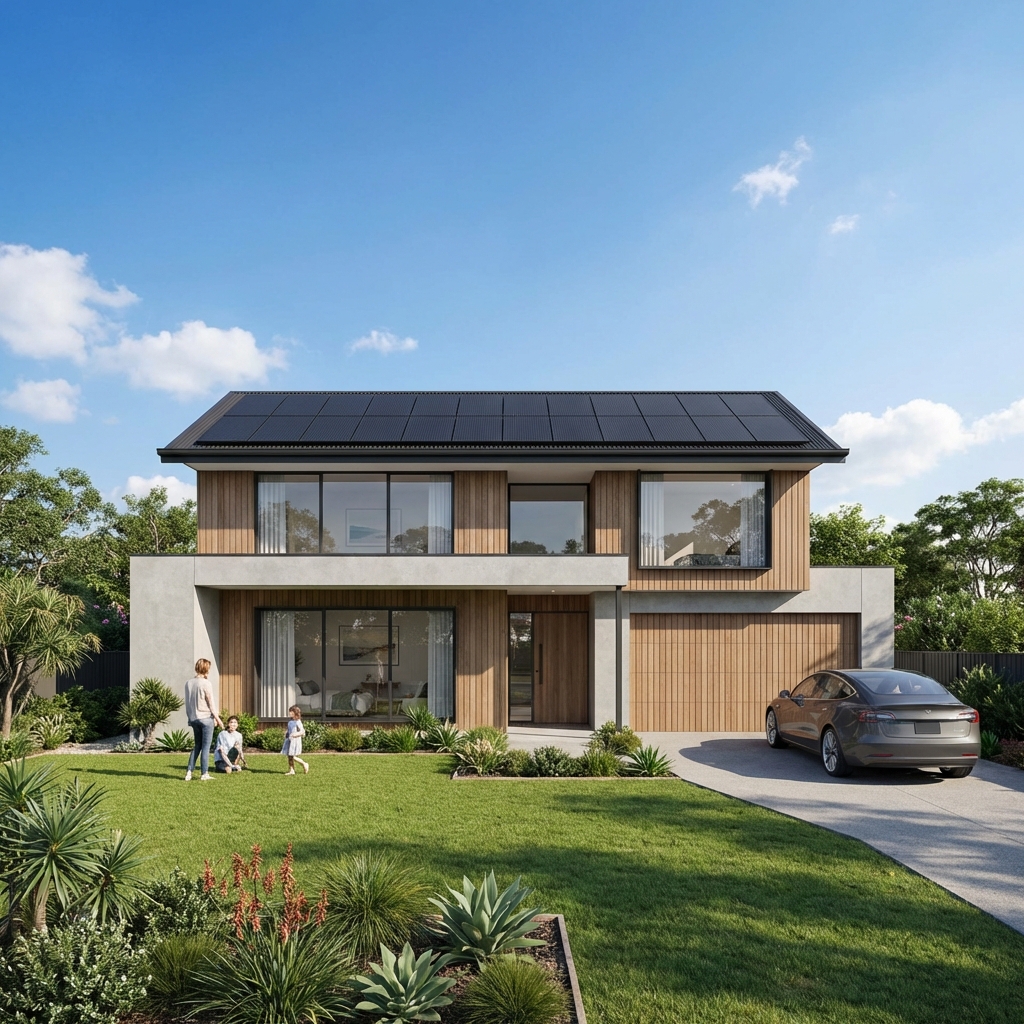 Solar Panels on Australian Roof